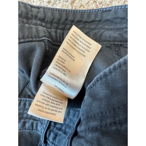 Anthropologie PILCRO Woman's Carpente/Cargo Jeans/Pants size 28, Black/Dark Gray - Picture 11 of 11